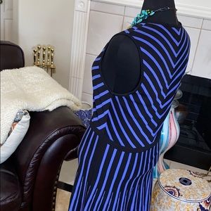 Bold and beautiful in a chic striped dress!